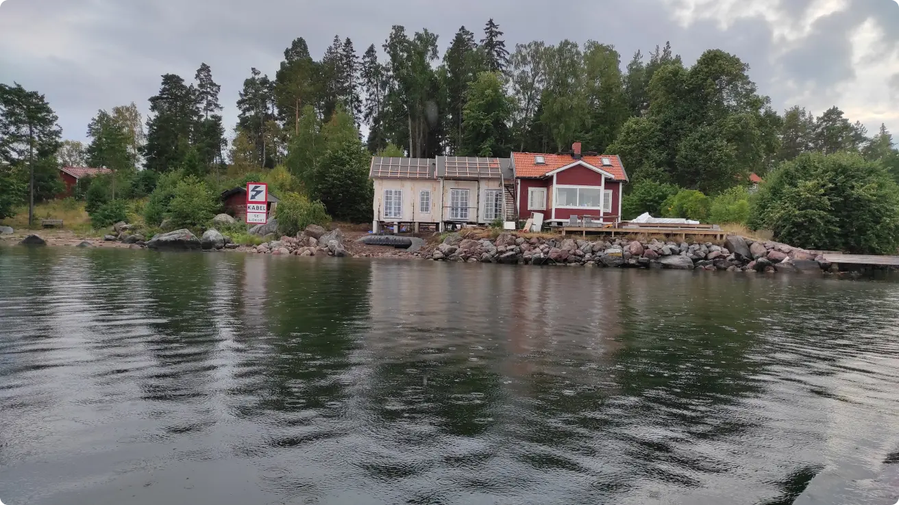 Lidingö stockholm tillbyggnad av hus vid havet Lidingö stockholm tillbyggnad av hus vid havet